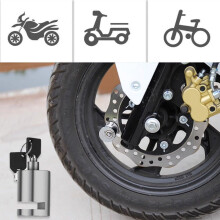 Motorcycle Lock Heavy Duty Forged Alloy Steel Copper Core