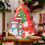 Christmas tree tin box for cookies and candy storage 1