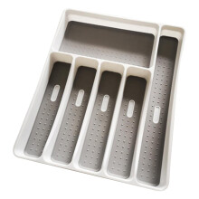 Kitchen Silverware Tray Classic 7-Compartment Flatware