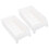 Scolapiatti da lavello, bianco, 2 pezzi, 26,114,07,0 cm 4