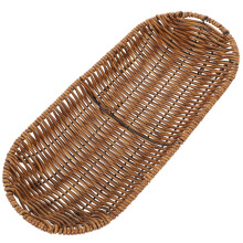 Rustikaler Brotkorb aus Rattan, handgefertigt, 1 Stück