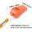 Emergency Whistle Orange 100 Pcs 4