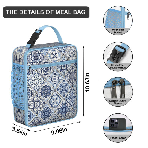Sac à lunch isotherme avec poignée, étanche et imperméable 2