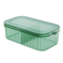 Boîtes de conservation des fruits hermétiques à 2 compartiments