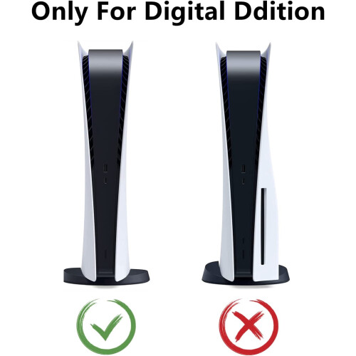 PS5 Digital Edition Frontplatten VLANMON Starlight Blue 2