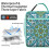 Isolierte Bento-Lunchtasche, wasserdicht, Mandala-Design 4