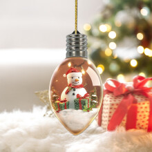 Weihnachts-Schlüsselanhänger aus Acryl, Flaschen-Spiegel-Dekoration, 1 Stück
