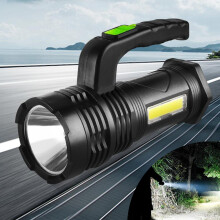 Draagbare oplaadbare LED-zaklamp met grote lithiumbatterij