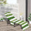 Stripe Beach Chair Cover with Side Pockets Quick Dry 5