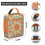 Sac isotherme imperméable Mandala psychédélique (1 pièce) 2