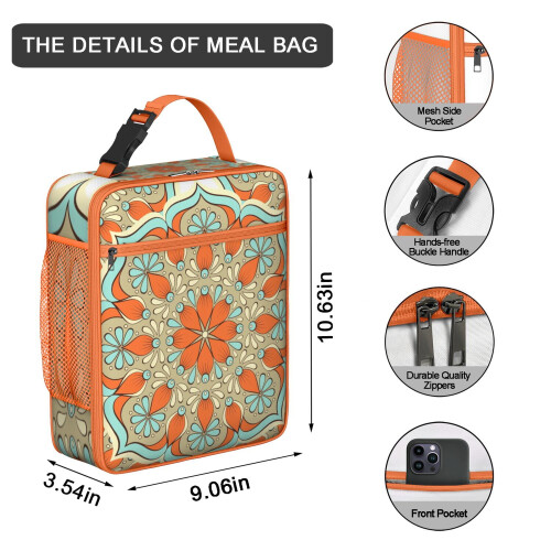 Sac isotherme imperméable Mandala psychédélique (1 pièce) 1