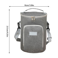 Sac isotherme rond pour bento (1 pièce)