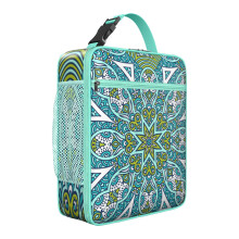 Sac à déjeuner Bento isotherme imperméable à motif mandala
