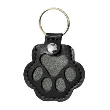 Δερμάτινο μπρελόκ Pet Paw για μνημείο με τρίχες γάτας και σκύλου