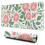 Ροζ floral mouse pad γραφείου, αδιάβροχο, πλενόμενο 35,4x15,7 ίντσες 1