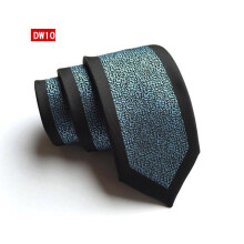 Men's Floral Jacquard Skinny Neck Tie 6 cm