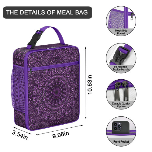 Mandala Thermo-Lunchbox, tragbare Kühltasche 1