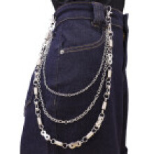 Metal Hip Hop Waist Chain For Men Women Streetwear With Clasp Lobster 50cm
