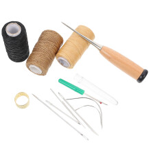 Kit de couture cuir HEMOTON, couleurs assorties, 1 ensemble