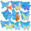 Butterfly Resin Keychain Mold Holographic Epoxy Casting 6