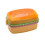 Hamburger-Shaped Lunch Box 3-Layer Microwave-Safe 2
