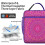 Sac isotherme imperméable à motif mandala (1 pièce) 4