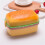 Hamburger-Shaped Lunch Box 3-Layer Microwave-Safe 8