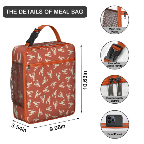 Sac isotherme étanche pour boîte à lunch (1 pièce) 1