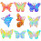 Butterfly Resin Keychain Mold Holographic Epoxy Casting 5