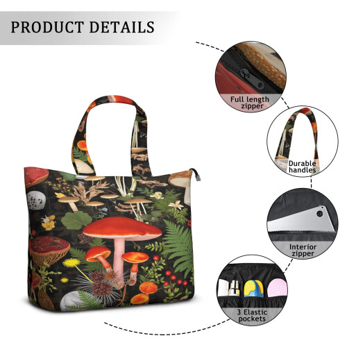 Γυναικεία αδιάβροχη τσάντα γυμναστικής Duffle, μεγάλη για σύντομες εξορμήσεις 1