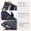 Women's Leather Trifold Wallet with RFID Blocking and Pen 3