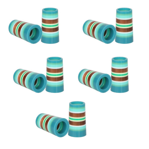 Golf Iron Ferrules Colorful Striped 0.35in 0.37in