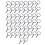 Split Keyrings with Chain for DIY Crafts Black 50 pcs 2