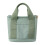 Yulier Canvas Tote Bag för Dam Grön Liten 1