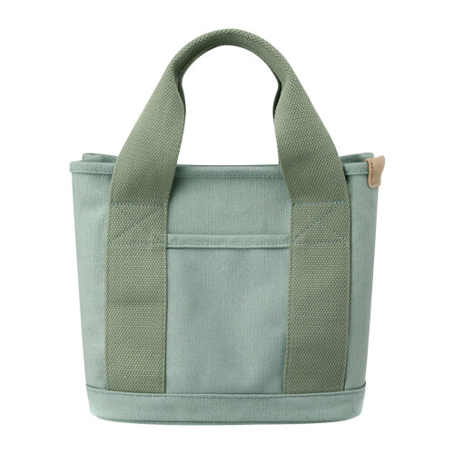 Yulier Canvas Tote Bag för Dam Grön Liten