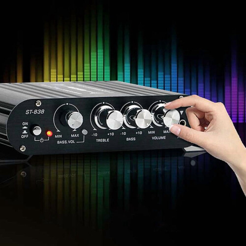 HiFi 2.1 Channel Power Amplifier 80Wx2 Black 1