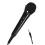 Professional Wired Karaoke Microphone Black Plastic 1 Set 4