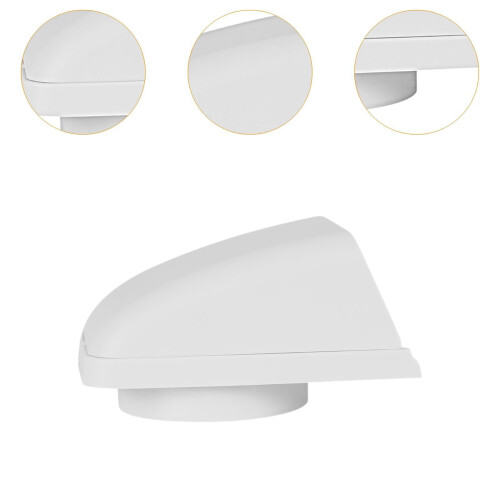 Marine Intake Exhaust Cowl 3 Inch White 2