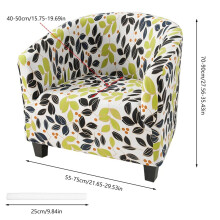 Housse de canapé extensible Bizhua en polyester amovible et lavable