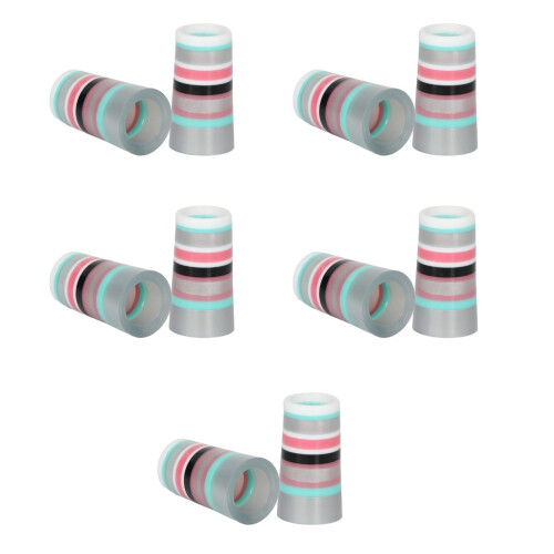 Golf Iron Ferrules Colorful Striped 0.35in 0.37in