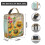 Tragbare, isolierte Lunchtasche mit Sonnenblumenmuster 2