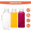 Norcalway wiederverwendbare Saftflaschen, 355 ml, 6er-Pack 3