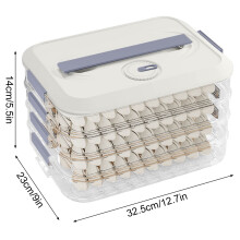 Boîte de rangement hermétique empilable pour biscuits avec couvercle et