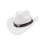 Cowboyhut Sonnenschutz Unisex Weiß 2