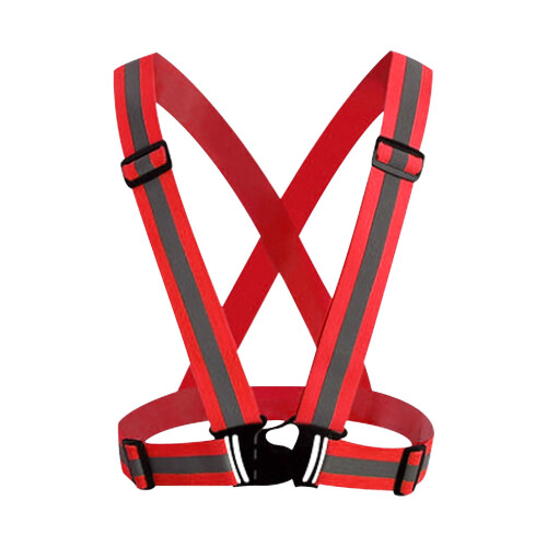 Neon Reflective Safety Vest Breathable Adjustable