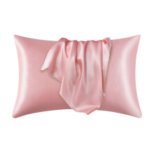 Silk Pillowcase for Hair and Skin 30x24in Pink 1pc