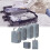 Cubes de compression gris, lot de 6, vêtements respirants 7