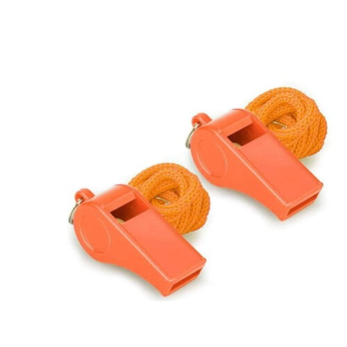Emergency Whistle Orange Floating 100 Pcs