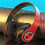 Opvouwbare Bluetooth-hoofdtelefoon met over-ear model, rood 1