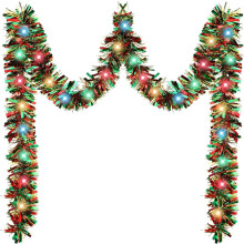 Guirlande lumineuse de Noël LED multicolore à piles, 5 m (16,4 pi)